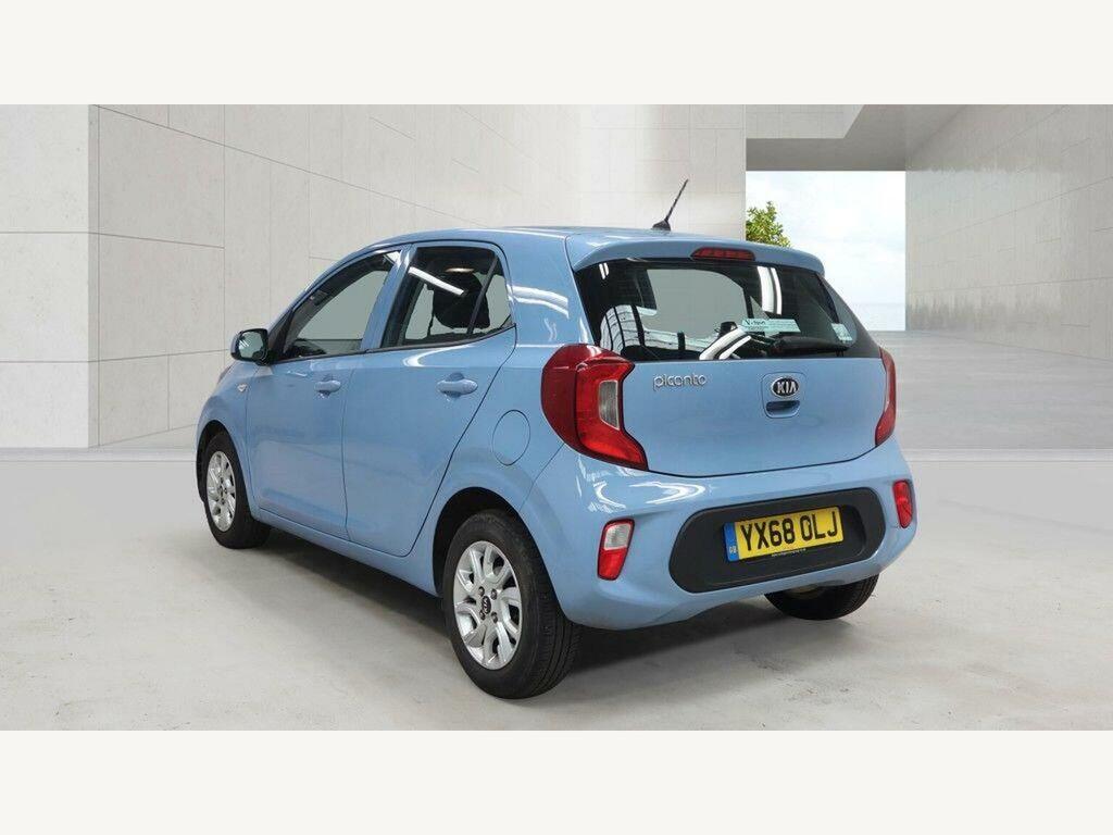 Kia Picanto 2 Euro 6 YX68OLJ Blue #3