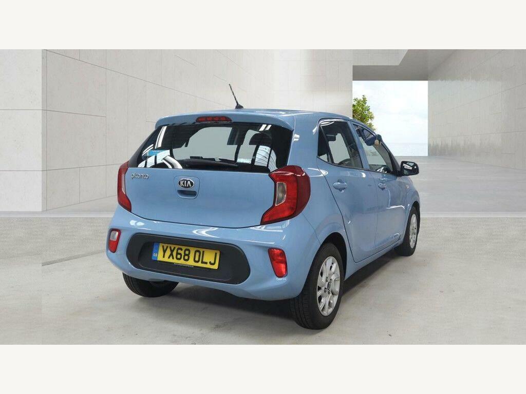 Kia Picanto 2 Euro 6 YX68OLJ Blue #4