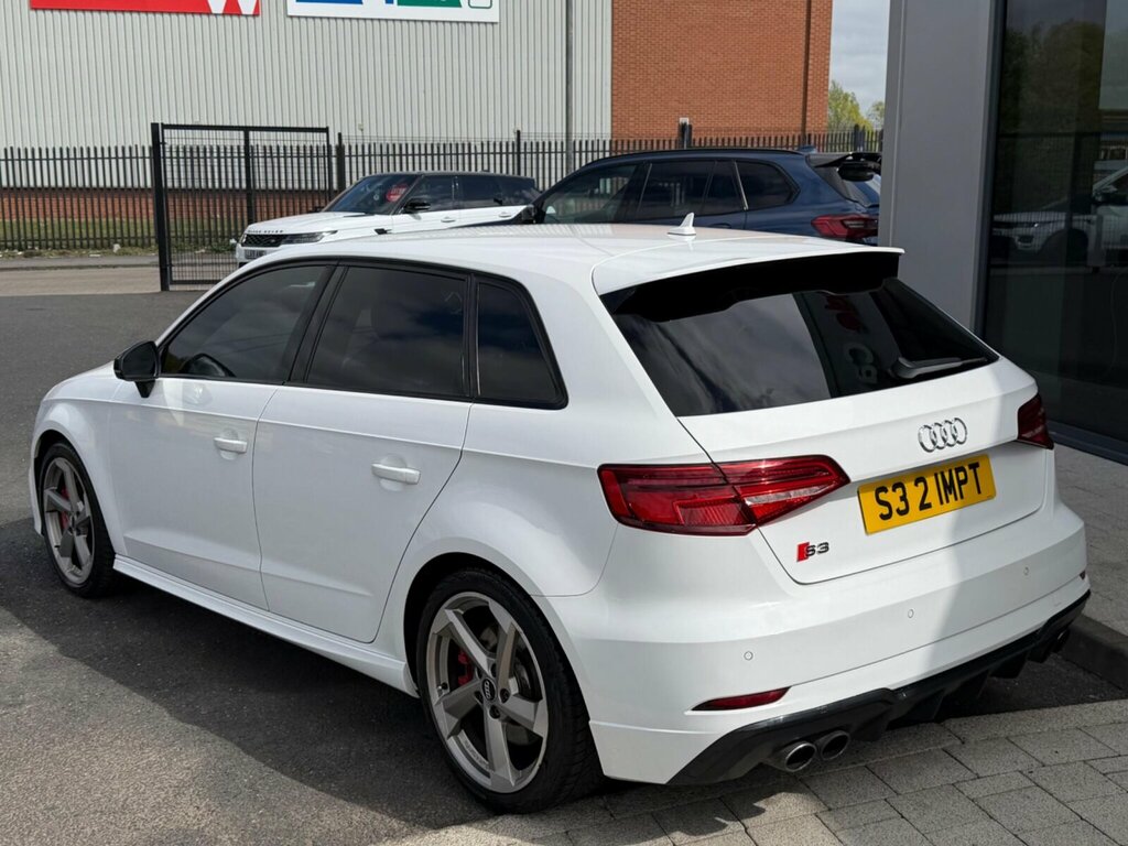 Audi A3 2.0 Tfsi Black Edition Sportback S Tronic Quattro NJ18FBA White #4