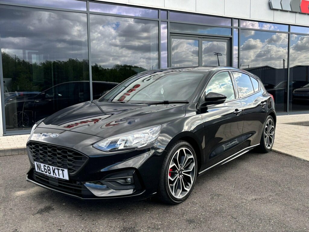 Ford Focus 1.0T Ecoboost St-line X Euro 6 Ss NL68KTT Black #6