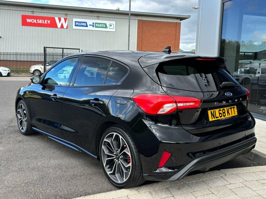 Ford Focus 1.0T Ecoboost St-line X Euro 6 Ss NL68KTT Black #5