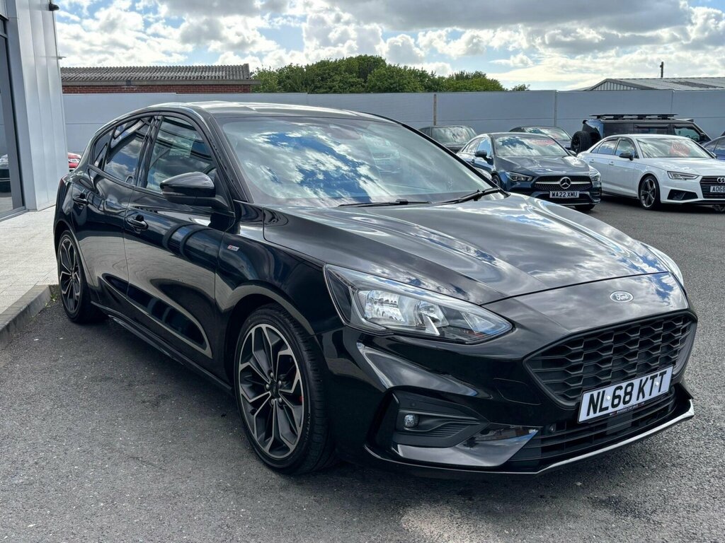 Ford Focus 1.0T Ecoboost St-line X Euro 6 Ss NL68KTT Black #4
