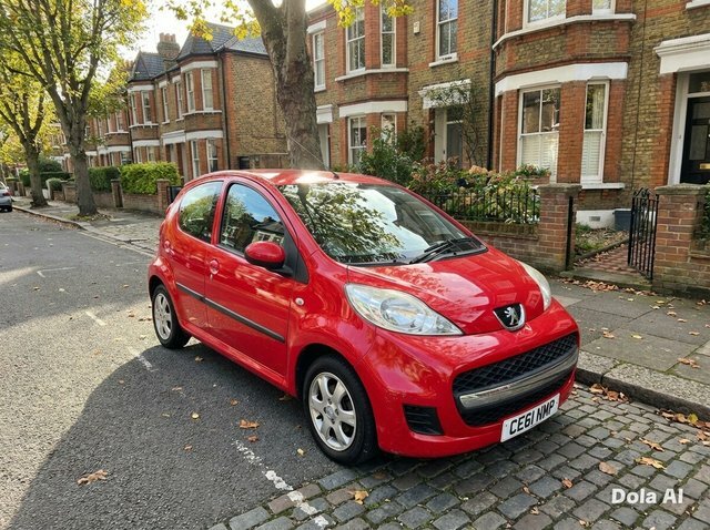 Peugeot 107 2011 1.0 12V Urban Hatchback 2 Tronic E Red