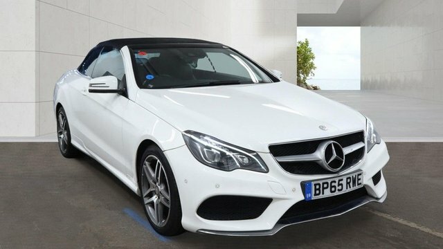 Mercedes-Benz E Class 2016 2.1 E220 Bluetec Amg Line Cabriolet Diese BP65RWE White #3