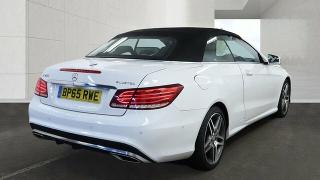 Mercedes-Benz E Class 2016 2.1 E220 Bluetec Amg Line Cabriolet Diese BP65RWE White #6
