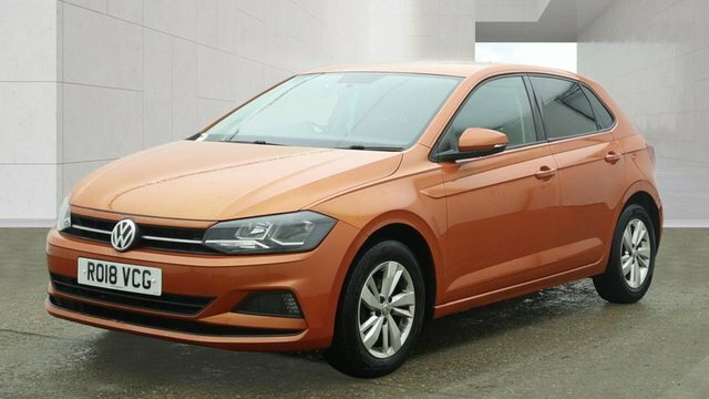 Volkswagen Polo 2018 1.0 Tsi Se Hatchback Euro 6 RO18VCG Orange #2
