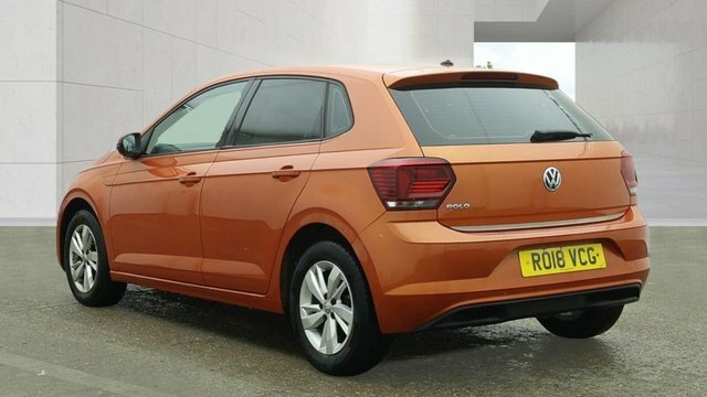 Volkswagen Polo 2018 1.0 Tsi Se Hatchback Euro 6 RO18VCG Orange #3