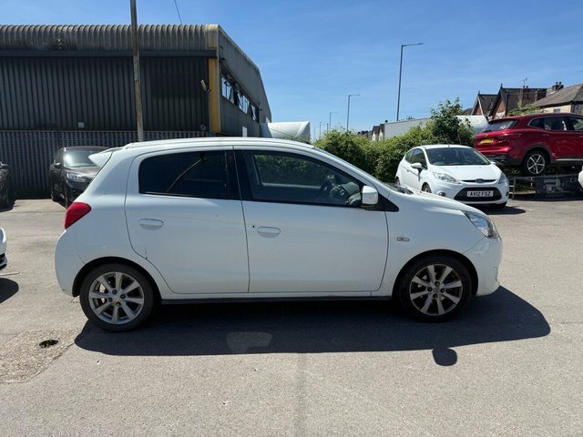 Mitsubishi Mirage 2014 1.2 3 Hatchback Euro 5 Ss White #6
