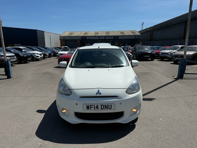 Mitsubishi Mirage 2014 1.2 3 Hatchback Euro 5 Ss White #3