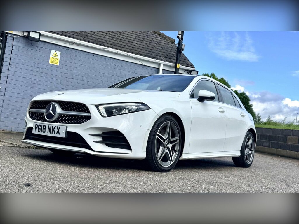 Mercedes-Benz A Class 1.3 A200 Amg Line Executive 7G-dct Euro 6 Ss PG18NKX White #2