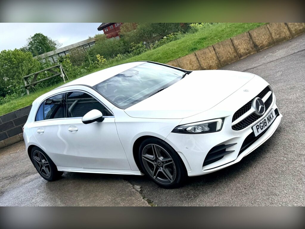 Mercedes-Benz A Class 1.3 A200 Amg Line Executive 7G-dct Euro 6 Ss PG18NKX White #3