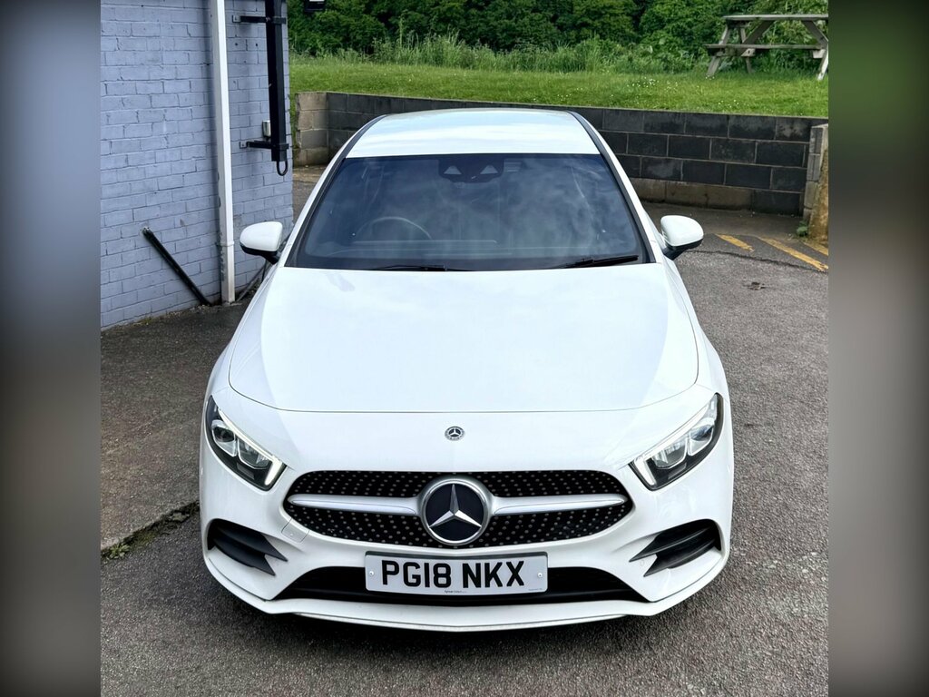 Mercedes-Benz A Class 1.3 A200 Amg Line Executive 7G-dct Euro 6 Ss PG18NKX White #4