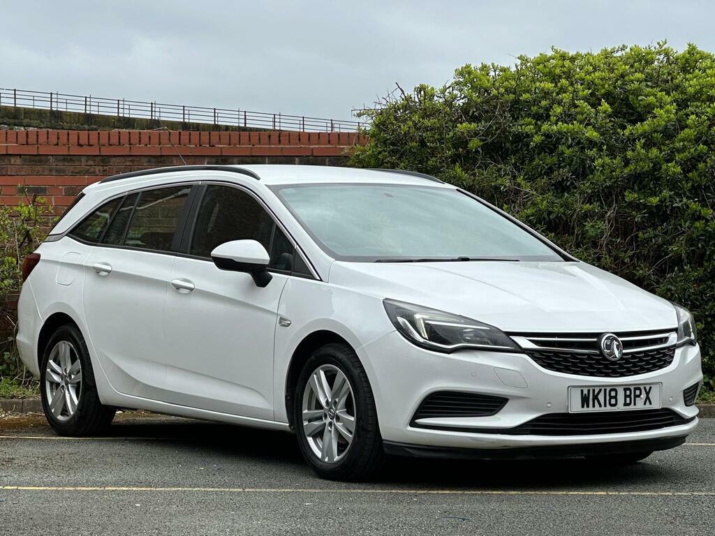 Vauxhall Astra 1.6 Cdti Blueinjection Design Sports Tourer Euro 6 White