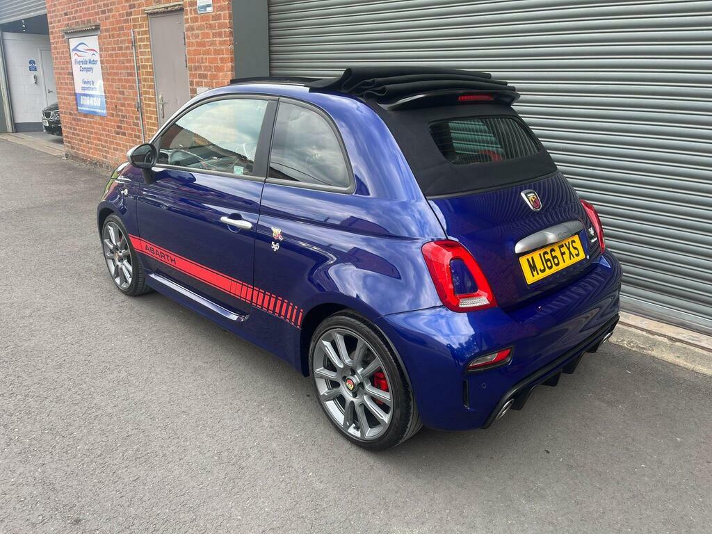 Abarth 595 1.4 T-jet Turismo Cabrio Euro 6 MJ66FXS Blue #4