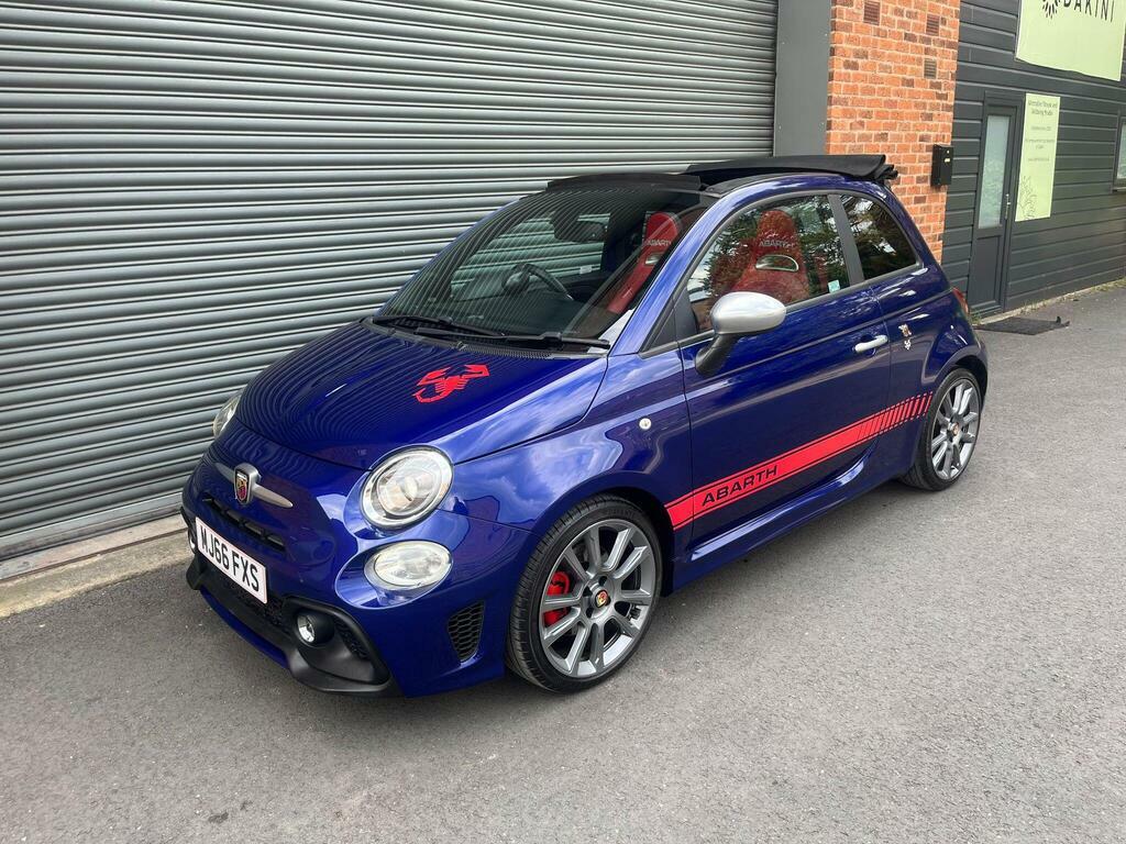 Abarth 595 1.4 T-jet Turismo Cabrio Euro 6 MJ66FXS Blue #2