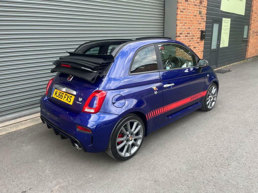 Abarth 595 1.4 T-jet Turismo Cabrio Euro 6 MJ66FXS Blue #6