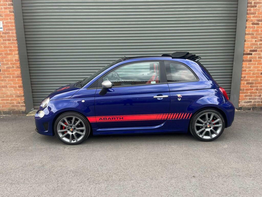 Abarth 595 1.4 T-jet Turismo Cabrio Euro 6 MJ66FXS Blue #3
