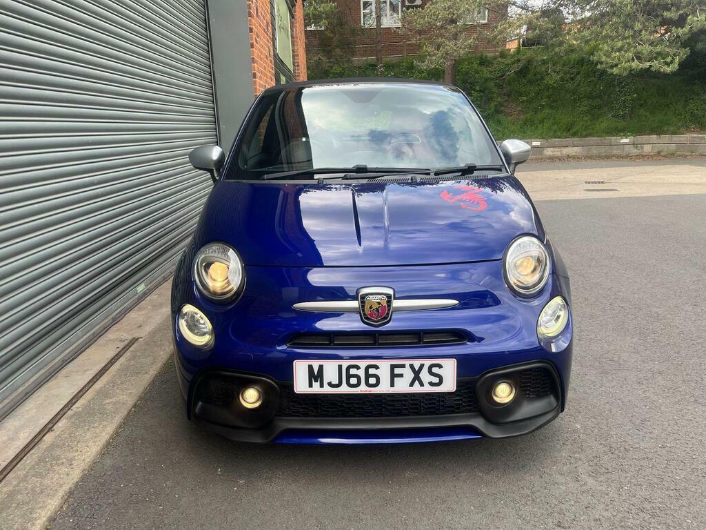 Abarth 595 1.4 T-jet Turismo Cabrio Euro 6 MJ66FXS Blue #5