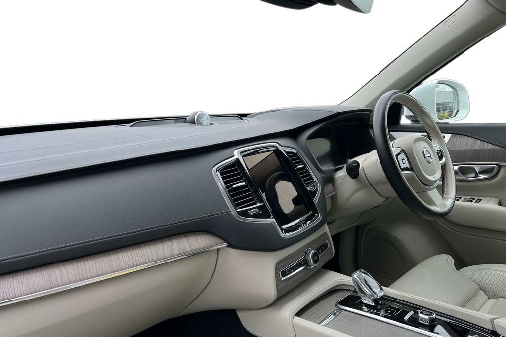 Volvo XC90 Recharge Ultimate, T8 Awd Plug-in Hybrid, CK23NXZ White #4