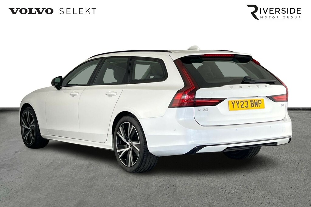 Volvo V90 B4 Plus, Mild Hybrid, Dark YY23BWP White #5