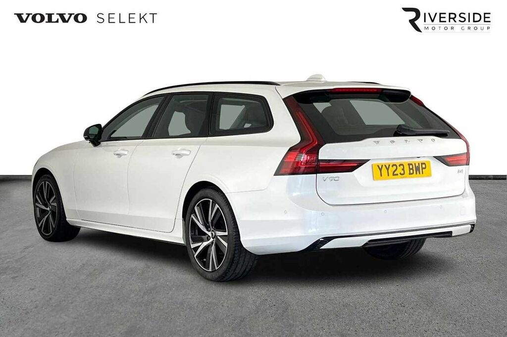 Volvo V90 B4 Plus, Mild Hybrid, Dark YY23BWP White #6