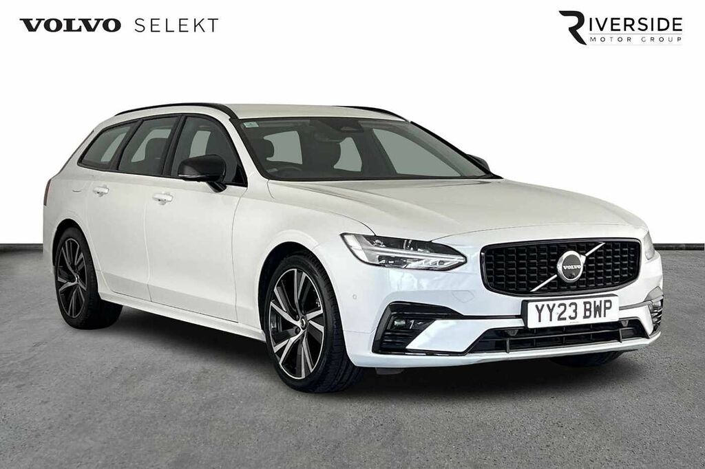 Volvo V90 B4 Plus, Mild Hybrid, Dark YY23BWP White #2