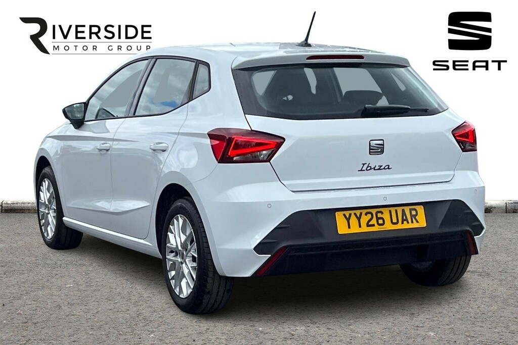 Seat Ibiza 1.0 Tsi Se Hatchback Euro 6 Ss YY26UAR White #3