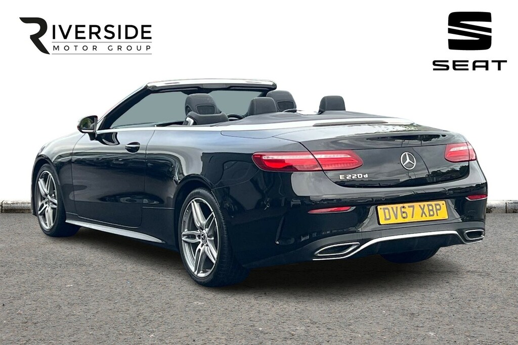 Mercedes-Benz E Class 2.0 E220d Amg Line Cabriolet G-tronic Euro 6 Ss Black #3