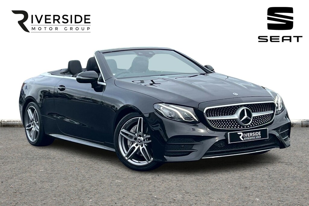 Mercedes-Benz E Class 2.0 E220d Amg Line Cabriolet G-tronic Euro 6 Ss Black