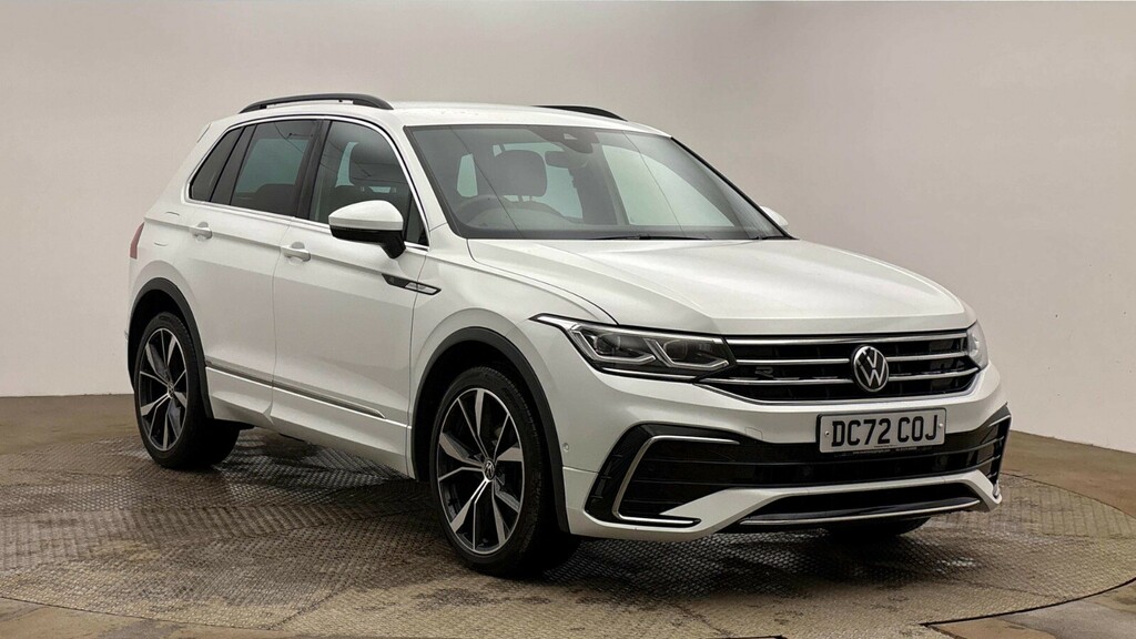 Volkswagen Tiguan 2.0 Tdi R-line Dsg Euro 6 Ss White