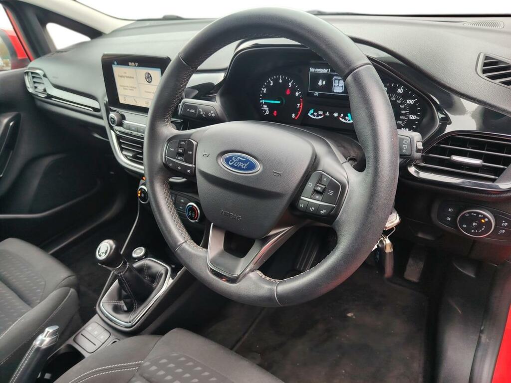 Ford Fiesta 1.1 Ti-vct Zetec Euro 6 Ss YY68EBK Red #6