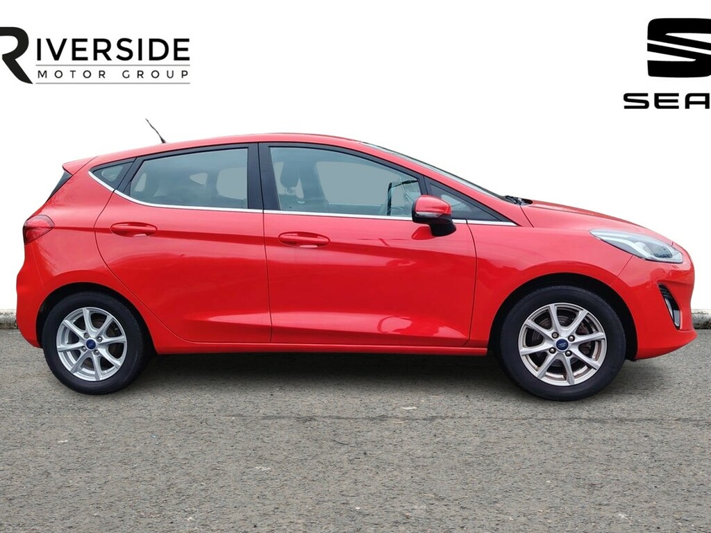 Ford Fiesta 1.1 Ti-vct Zetec Euro 6 Ss YY68EBK Red #4