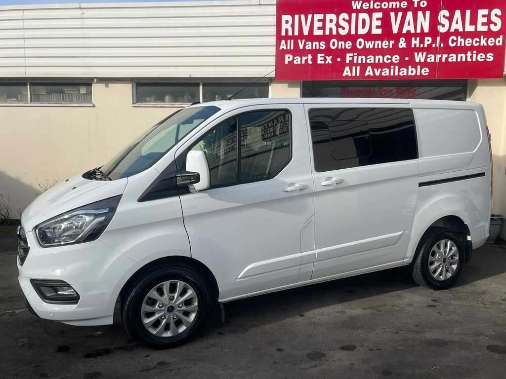 Ford Transit Custom 2.0 Transit Custom 300 Limited Ecoblue 128.2 Bhp MM73DFP White #2
