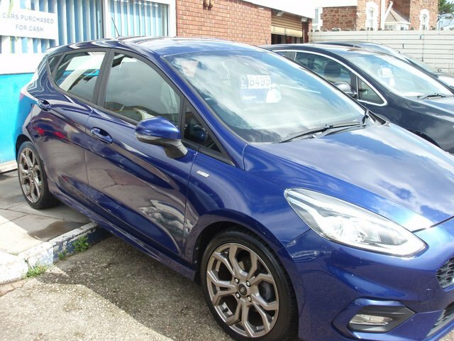 Ford Fiesta 1.0T Ecoboost St-line Hatchback NJ18FSE Blue #5