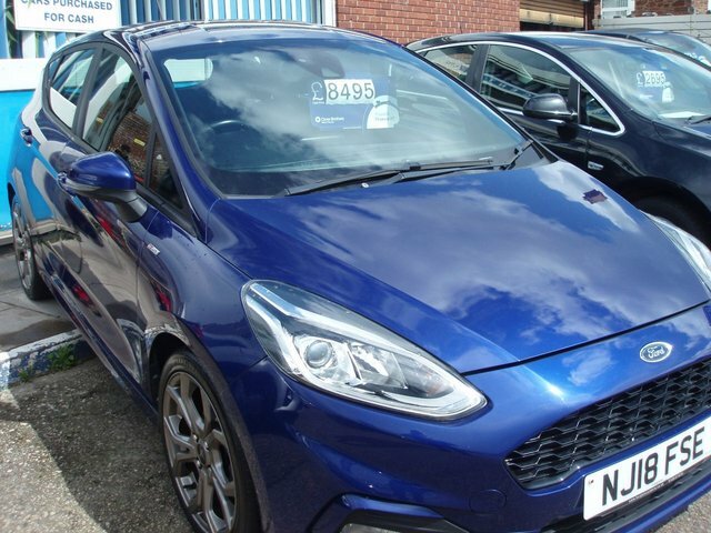 Ford Fiesta 1.0T Ecoboost St-line Hatchback Blue