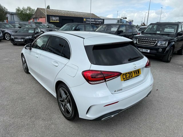 Mercedes-Benz A Class A200 Amg Line Hatchback CE20YKW White #5