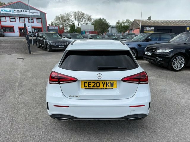 Mercedes-Benz A Class A200 Amg Line Hatchback CE20YKW White #6