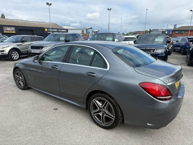 Mercedes-Benz C Class C220d Amg Line Saloon FJ19NYY Grey #5