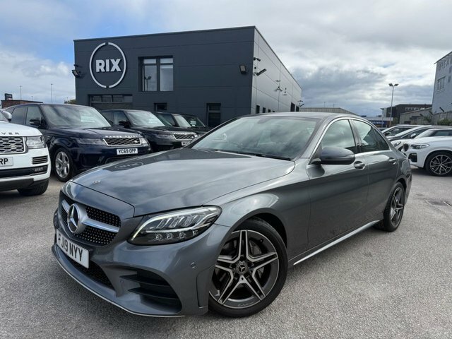 Mercedes-Benz C Class C220d Amg Line Saloon FJ19NYY Grey #2