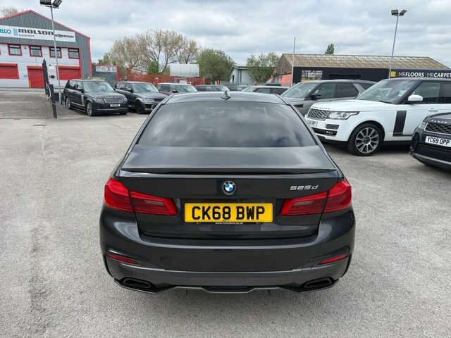 BMW 5 Series 525D M Sport Saloon CK68BWP Grey #6