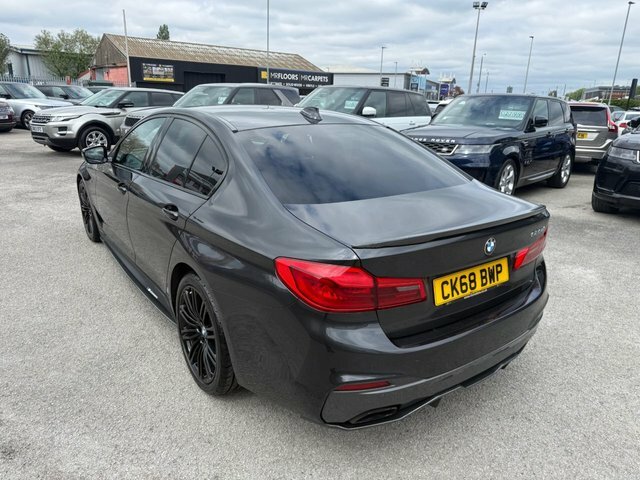 BMW 5 Series 525D M Sport Saloon CK68BWP Grey #4