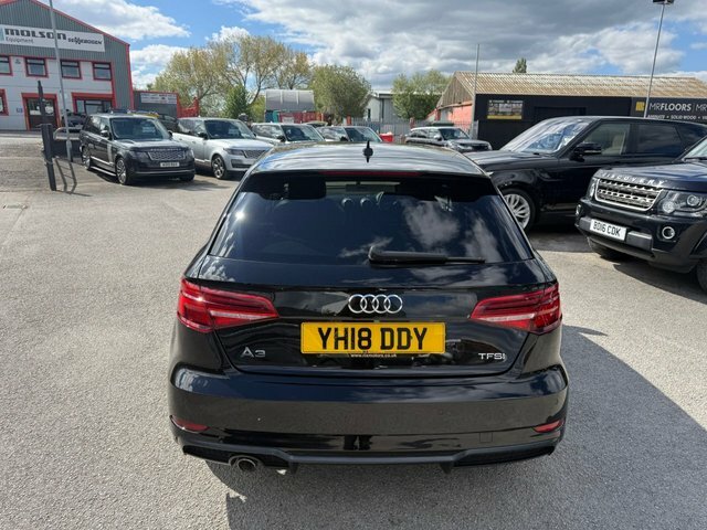 Audi A3 Tfsi Black Edition Sportback YH18DDY Black #6