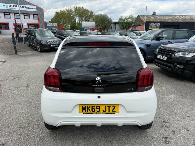 Peugeot 108 Allure Hatchback MK69JTZ White #6