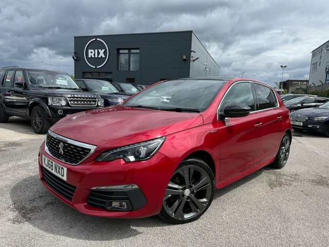 Peugeot 308 Bluehdi Gt Line Hatchback KJ68NXO Red #2