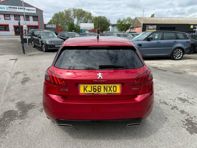 Peugeot 308 Bluehdi Gt Line Hatchback KJ68NXO Red #5