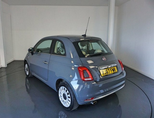 Fiat 500 Lounge Hatchback RJ67FWR Grey #6