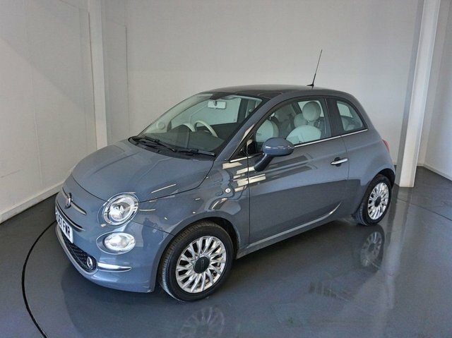 Fiat 500 Lounge Hatchback RJ67FWR Grey #3