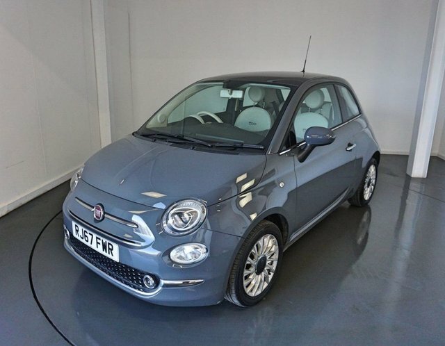 Fiat 500 Lounge Hatchback RJ67FWR Grey #2