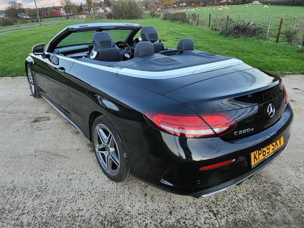 Mercedes-Benz C Class 2.0 C220d Amg Line Cabriolet G-tronic KP69SKV Black #3