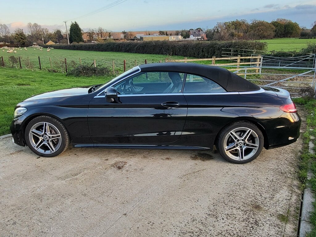 Mercedes-Benz C Class 2.0 C220d Amg Line Cabriolet G-tronic KP69SKV Black #6